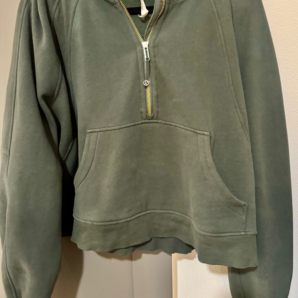 Lululemon Scuba Oversized Half Zip Hoodie *Gold Zip